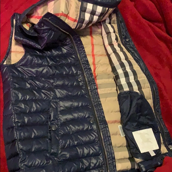 burberry kids vest